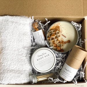 Waffle Dessert Candle Set | Decorative Candle Gift | Gift For Her | Thinking of You Box | Gift For A Friend