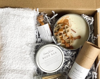 Waffle Dessert Candle Set | Decorative Candle Gift | Gift For Her | Thinking of You Box | Gift For A Friend