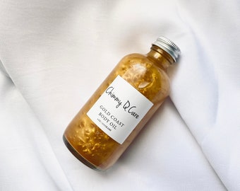 Körperöl |Ganz natürliches Öl mit Schimmer | Goldküste