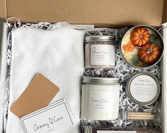 Fall Spa Gift Set  | Skincare Box | Gift For Your Loved One | Autumn Gift Set |Care package | Sending Warm Hugs | Spa Care Package