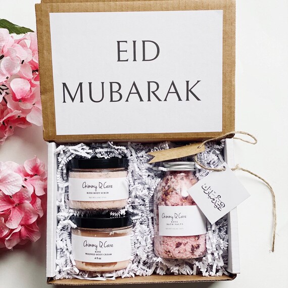 Eid Mubarak Gift Box Gift For Her Body Care Gift Pamper Etsy