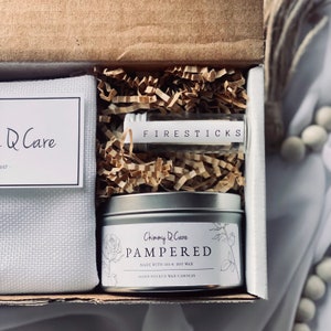 Thank you Gift Box | Friendship Gift | Self Care Gift Box | Candle Gift Box | Gift For Her | Honey Dew and Warm Vanilla Aromatherapy Candle