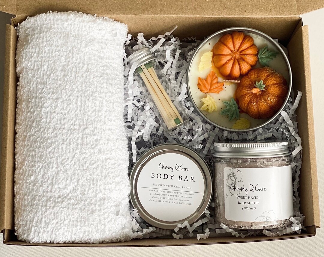 Fall Spa Gift Set Skincare Box Gift for Your Loved One Autumn Gift Set