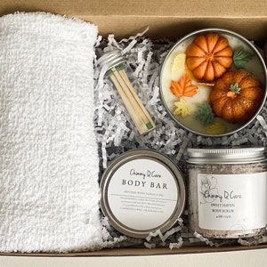 Fall Spa Gift Set  | Skincare Box | Gift For Your Loved One | Autumn Gift Set |Care package | Sending Warm Hugs | Spa Care Package