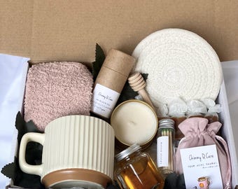Presentask för att skicka kärlek | Presentask för vänskap | Presentask för självvård | Omsorgspaket för henne | Ask för bästa vän | Presentask för mamma | Hyggepresent | Anpassad