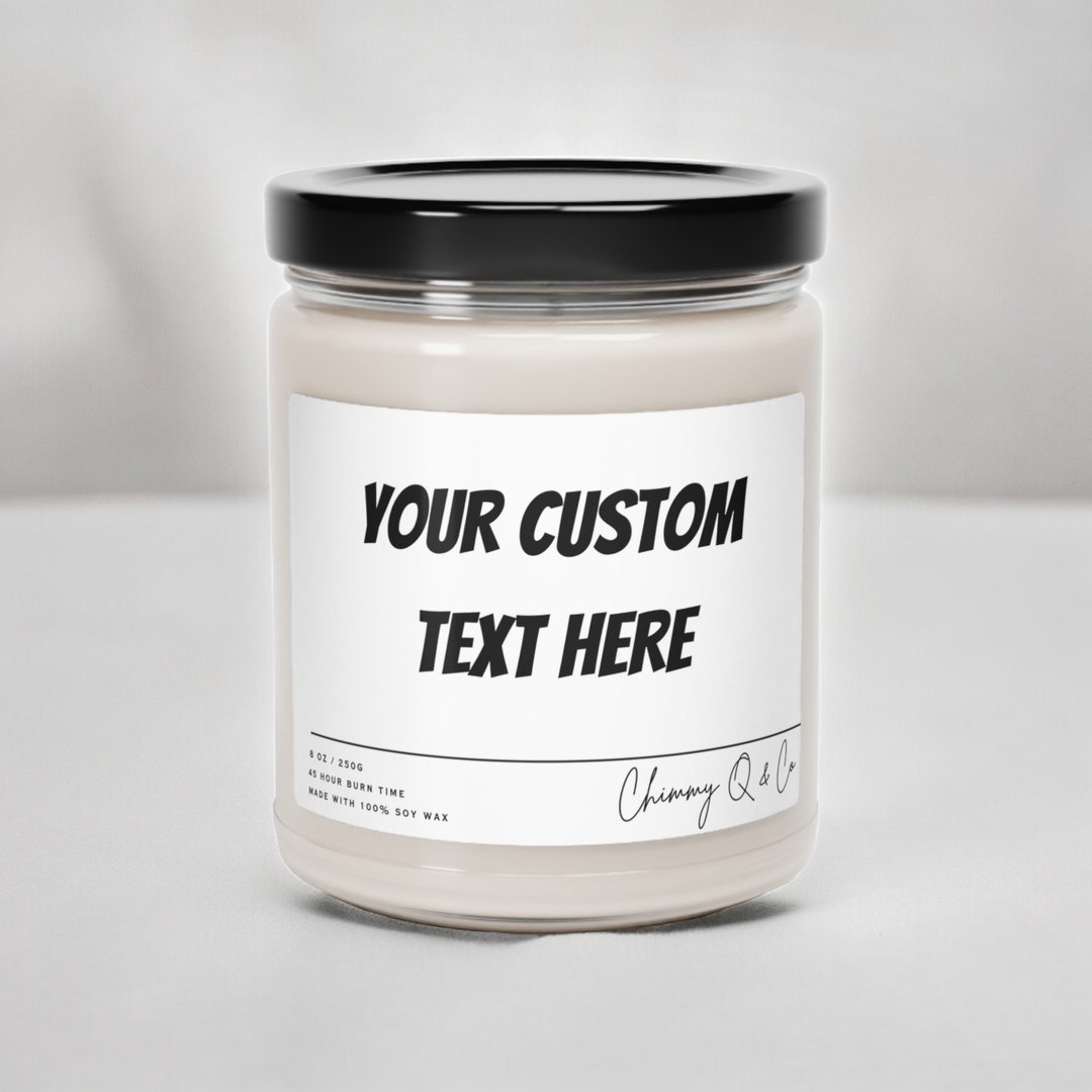 Blank Candle Personalized Candle Private Label Candle Custom Logo Gift ...