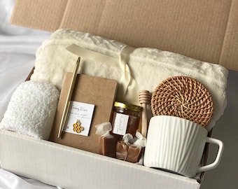 Sympathy Care Paket für Sie | Thinking of You Geschenkbox für Frauen | Es tut uns leid für Deinen Verlust Selbstfürsorge-Paket | Hugs Geschenkkorb senden