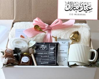 Eid Mubarak Gift Box Set | Thoughtful Eid Gift | Islamic Box For Her | Personalized Gift Box | Muslim For Her Hygge Gift Box | Care Package