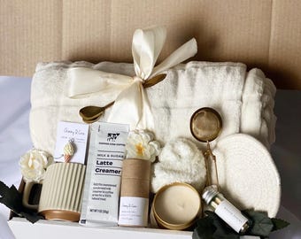 Thinking of you Geschenkbox | Freundschaft Geschenk Box | Selbstpflege Geschenkbox | Pflegepaket für Sie | Bester Freund-Box | Stressabbau | Hygge Geschenk