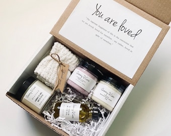 Thinking of you Gift Box | Friendship Gift Box | Self Care Gift Box | Care Package for Her | Best Friend Box | Stress Relief |