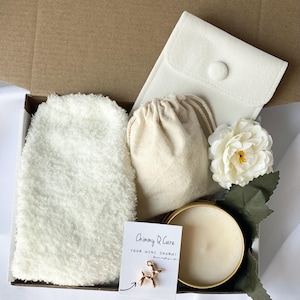 Thinking Of You Gift Box, Hug In A Box, Encouragement Gift, Mom Gift Set, Hygee Gift Box, Cozy Care Package, Self Care Basket, Custom Gift