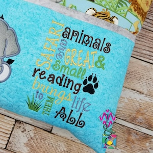 Safari Storybook Pillow Design - 5x7 Design - WORDING ONLY - Pocket Pillow Design - Words Template - Subway Art Template - Safari