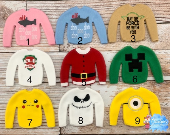 Elf Sweaters Elf Clothes Elf Accessories Christmas Elf