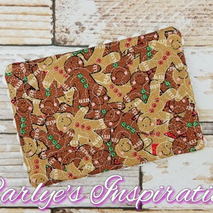 Gingerbread Man in the Hoop Mug Rug Design - 5x7 Design - Embroidery ...