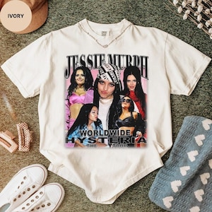 Jessie Murph Worldwide Hysteria The Tour TShirt Vintage, Bootleg Tee, Jessie Murph Concert Music 2025. Gift For Fan
