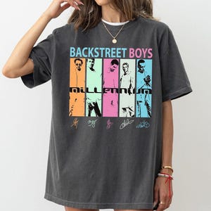 Vintage Backstreet Boys Millennium Tour Music Shirt, Bring Memory Back Backstreet Boy Band, BSB Rock Shirt, Vintage Pop Shirt Pop Music