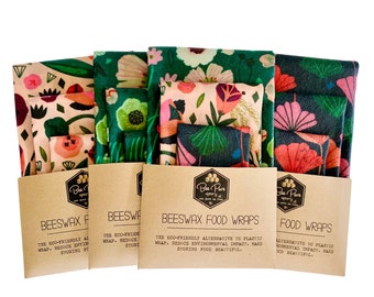 Beeswax Food Wraps ENCHANTED RAINFOREST