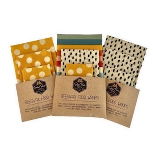 Beeswax Food Wraps STRIPES, DOTS, & SPOTS