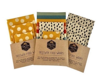Beeswax Food Wraps STRIPES, DOTS, & SPOTS