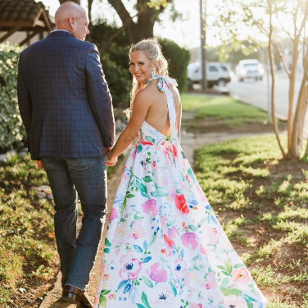 Blossom Floral Wedding Dress