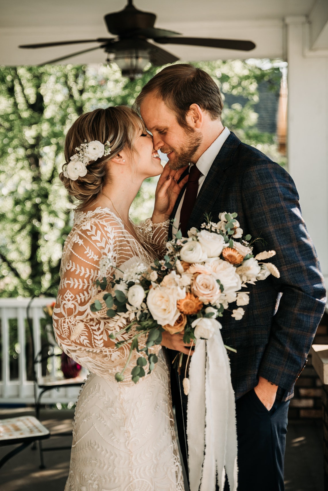 Lace Overlay Wedding Dress Asher Etsy
