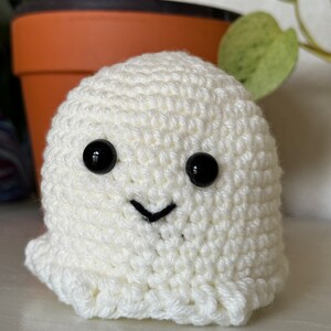 Crochet Halloween Ghost Stuffy PDF Pattern