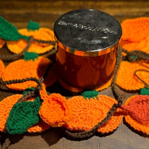 Fall Leaf Garland PDF Crochet Pattern