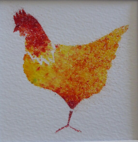 Chicken Hen Farm Personalised Name Door Hanger Birthday Gift Stocking Filler