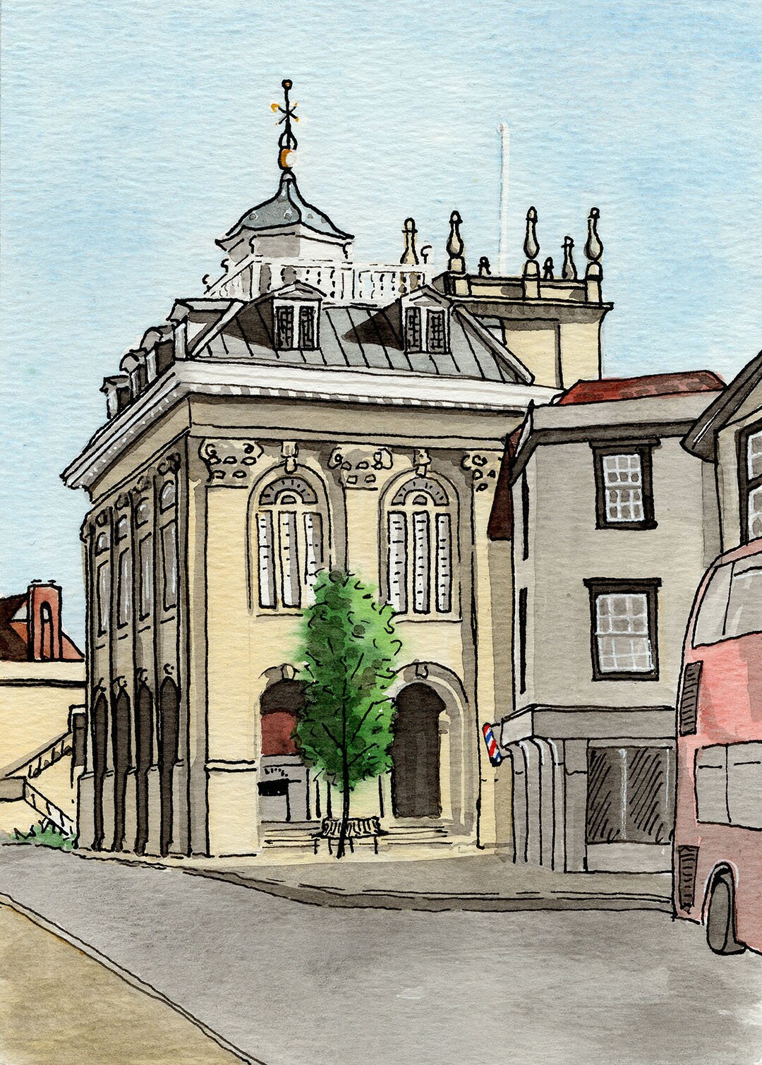 Abingdon Print, County Hall, Abingdon, Abingdon Museum,