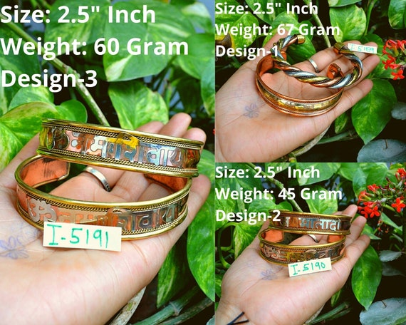 Buy Copper Bracelet Heavy Magnetic Pure Copper Bracelet for Men