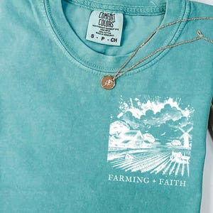 Landwirtschaft und Glaube PNG | 1970er Jahre Bauer Shirt | Farmland Shirt Sublimation | Cricut-Datei | Glaube Bauer Frau Geschenk | DIGITALER DOWNLOAD
