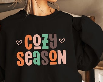 Cozy Season SVG PNG | Retro Fall Design (Digital Download)