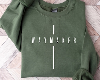 Diseño de camiseta cristiana Waymaker PNG: Jesús en la iglesia (descarga digital)