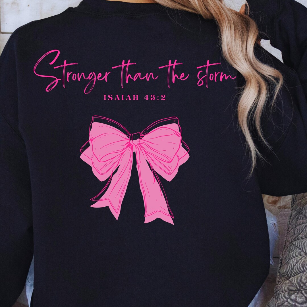 Stronger Than the Storm PNG Bundle: Christian Shirt Design (commercial ...