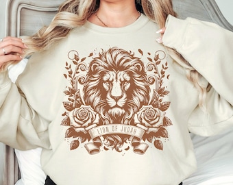 Lion of Judah Vintage PNG: Christian Shirt Design (Digital Download)
