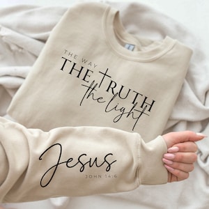 The Way The Truth The Light, png PNGEgg | Christelijk sublimatieontwerp | Shirt met esthetische bijbeltekst | Cricut-bestand | Bijbel, png-bestand | Shirt Jezus citaat