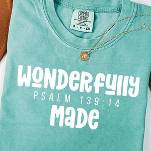 Wunderbar gemacht PNG | christlichen PNG | Religiöses Png | Anbetung Shirt | Png Sublimation | Cricut Cut-Datei | Bibel Vers PNG Design | Psalmen