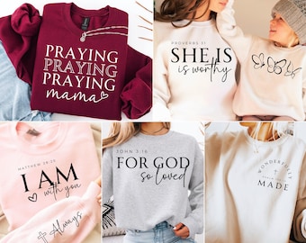 Pacote de citações cristãs boho SVG PNG: designs de camisetas com versículos bíblicos (download digital)