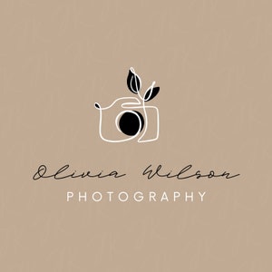 Modernes Fotografie Logo | DIY Logo-Design-Vorlage | Handgeschriebenes Logo | Bearbeitbares Fotografen-Logo-Branding | Leinwand Pro | SOFORTIGER DOWNLOAD