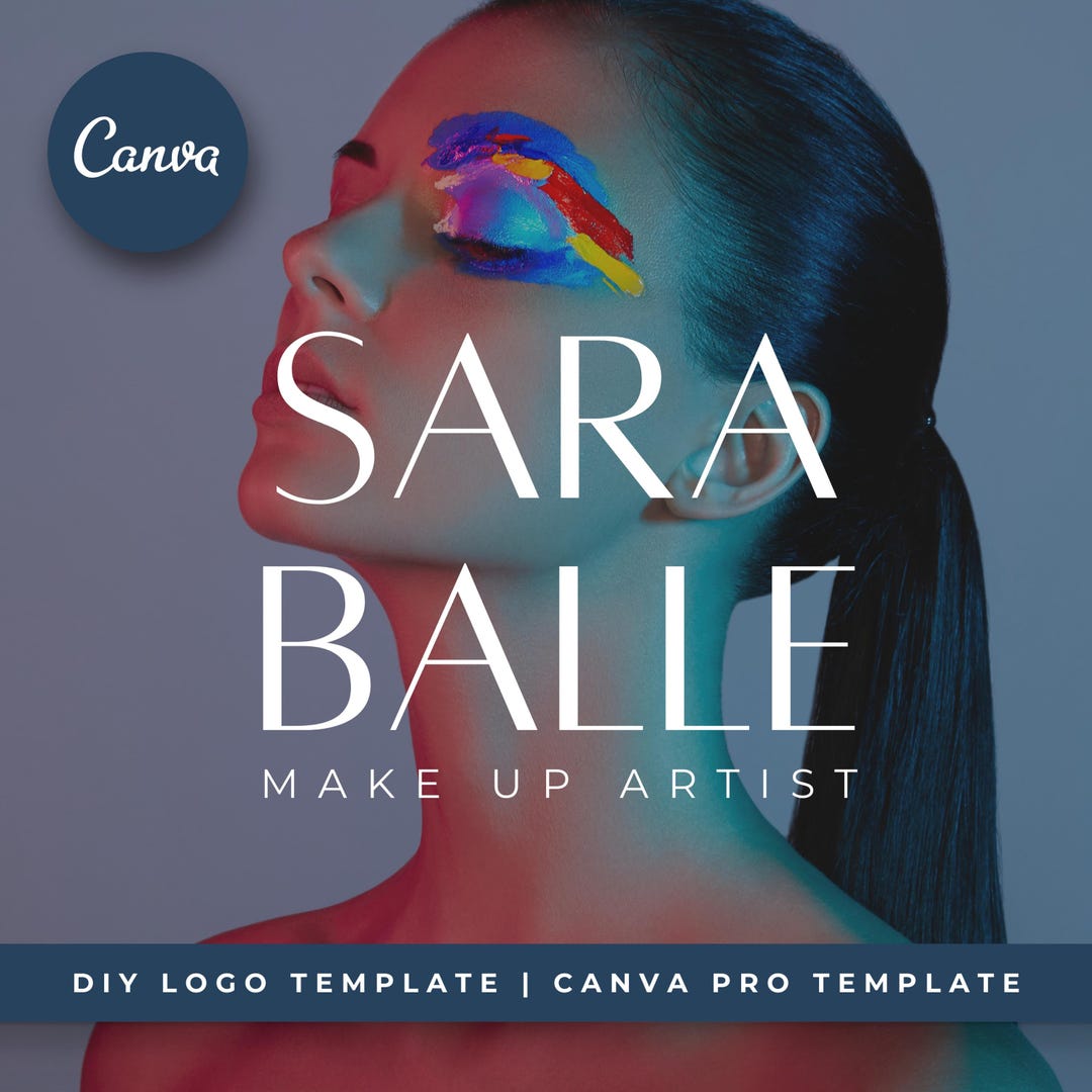 DIY Editable Logo | Canva Template | Modern Retro Boho Logo Branding ...