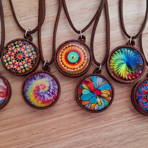 Psychedelic and Boho Pendant Necklaces