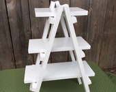 Tabletop dessert ladder display stand dessert table decor holder cupcakes cookies macaroons plants rice krispy treats donuts