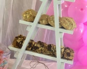 Tabletop dessert ladder display stand dessert table decor holder cupcakes cookies macaroons plants rice krispy treats donuts