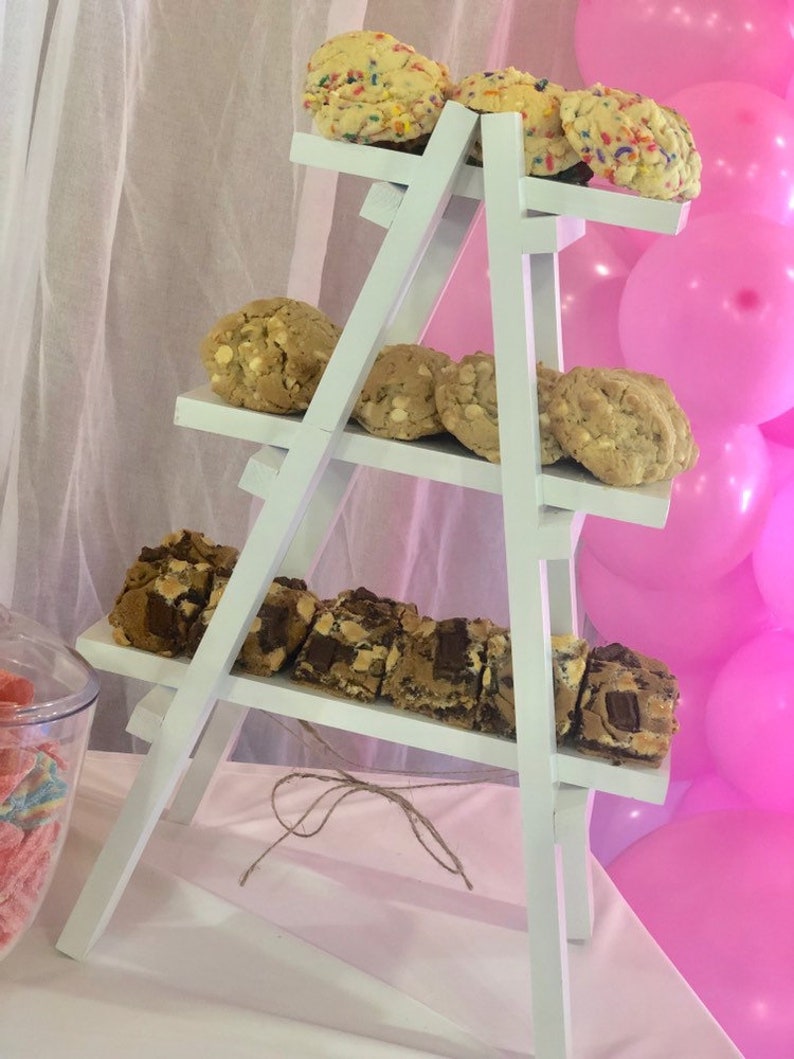 Tabletop dessert ladder display stand dessert table decor Etsy