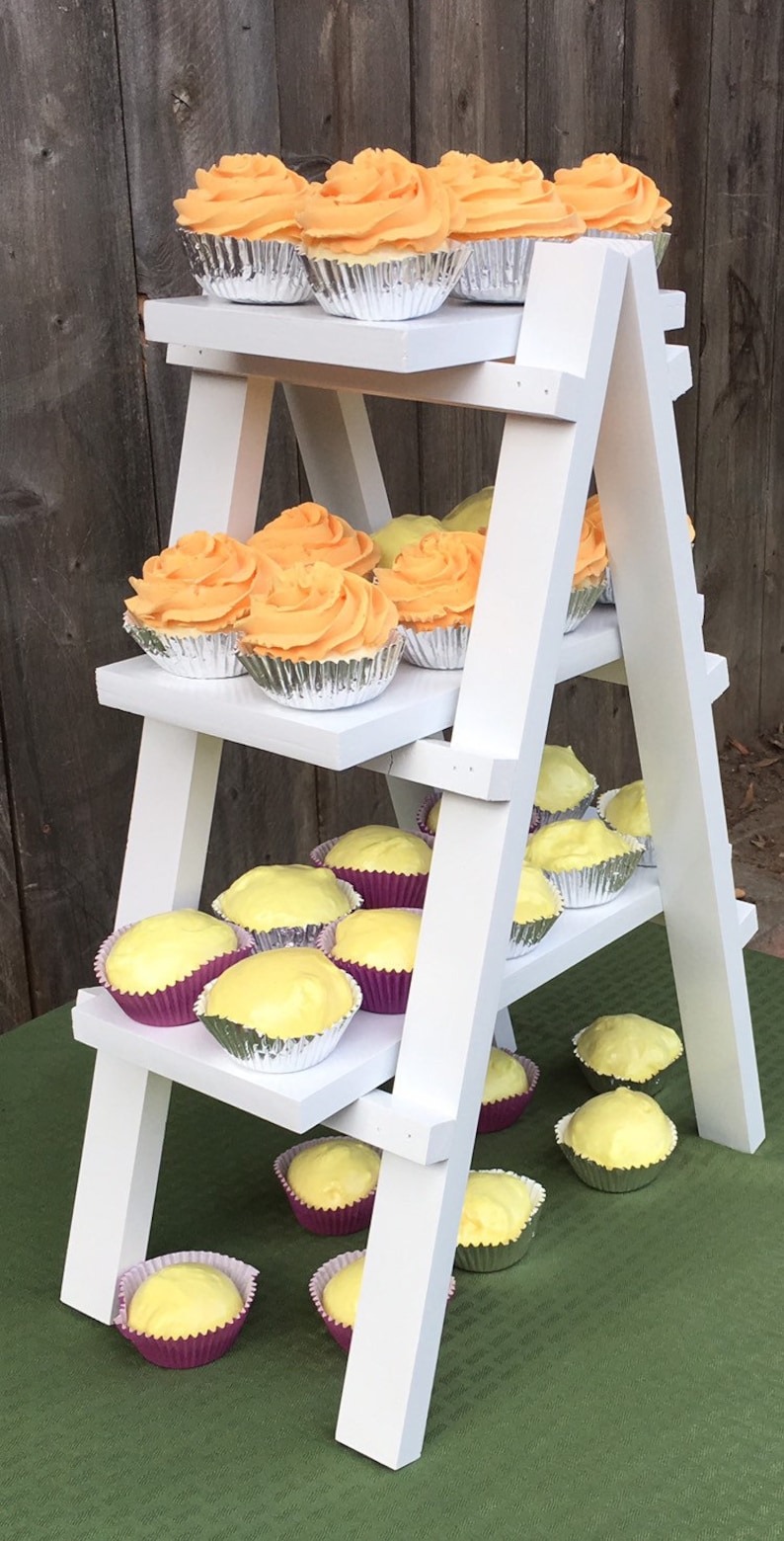 Tabletop dessert ladder display stand dessert table decor Etsy