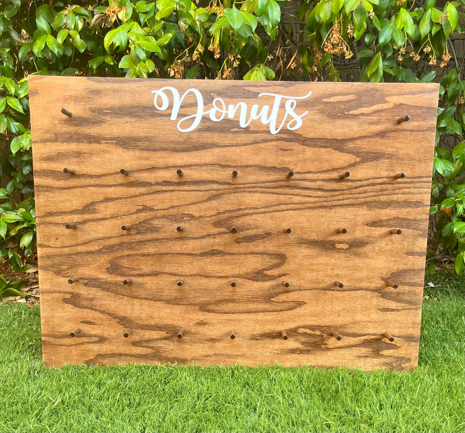 TABLETOP DONUT WALL Holds 30 or 60 Doughnuts Donut Bar Etsy