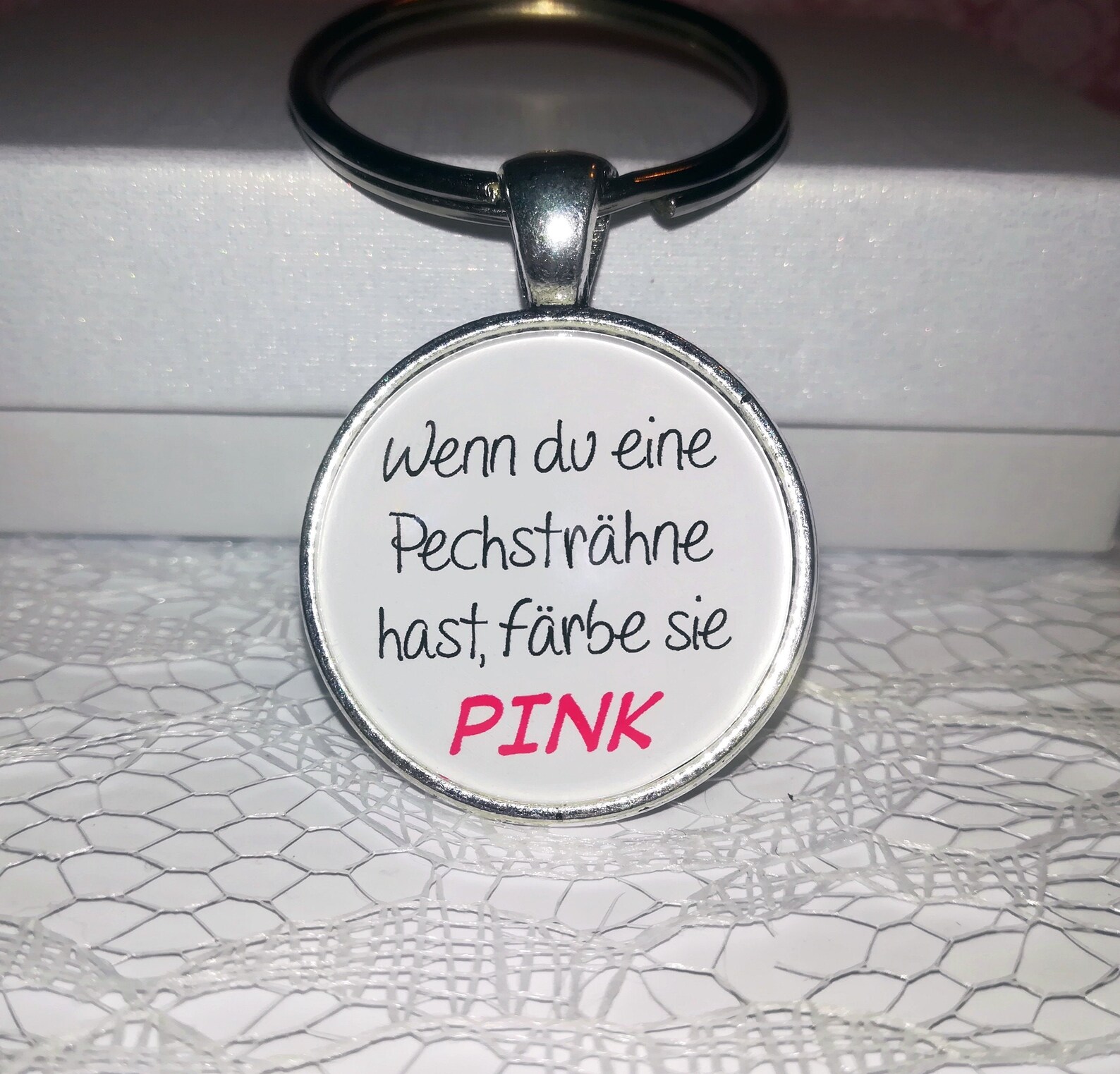 Keychain If you have a bad luck strand color it Etsy