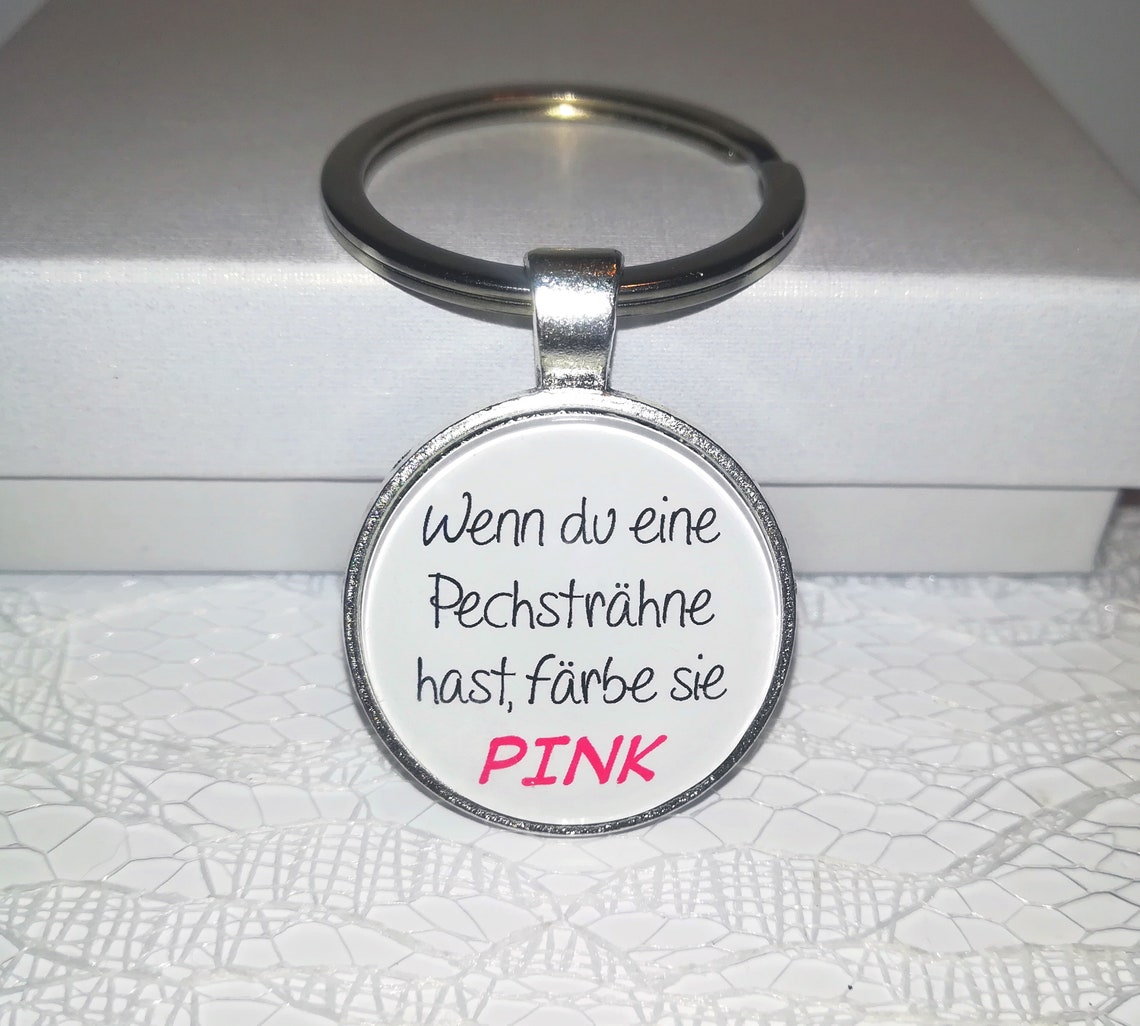 Keychain If you have a bad luck strand color it Etsy