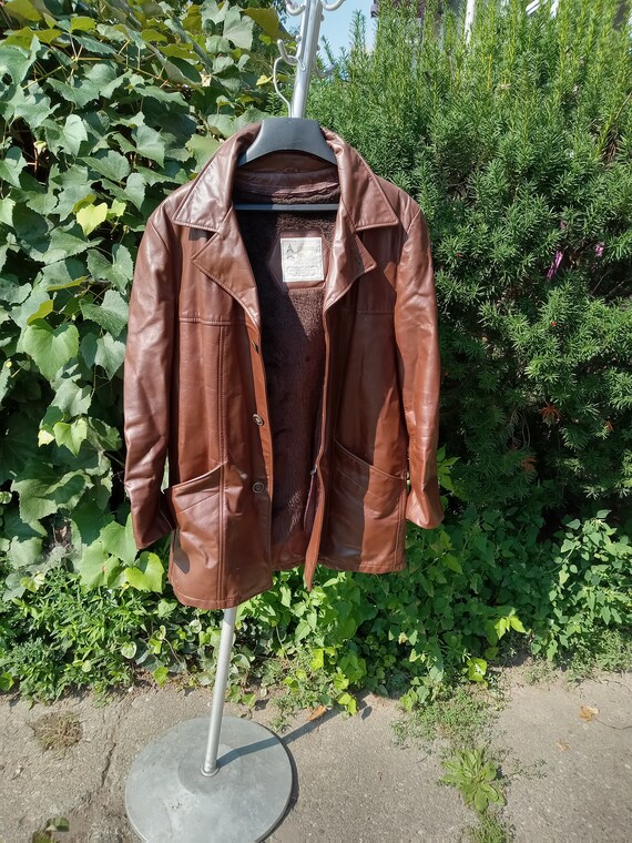 Vintage London Fog Leather Jacket - Etsy