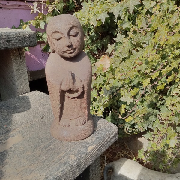 Vintage jizo Buddha garden statue